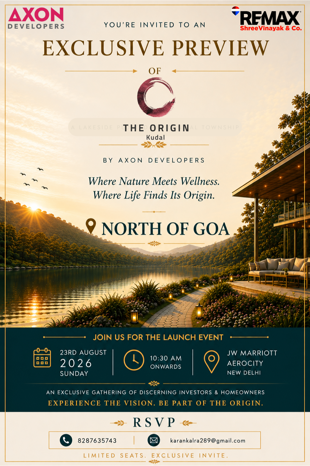 Premium Lakeside Living at The Origin — Kudal, Maharashtra