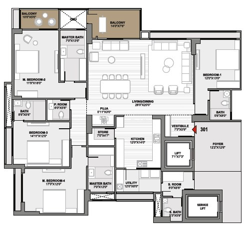 Floor plan 1