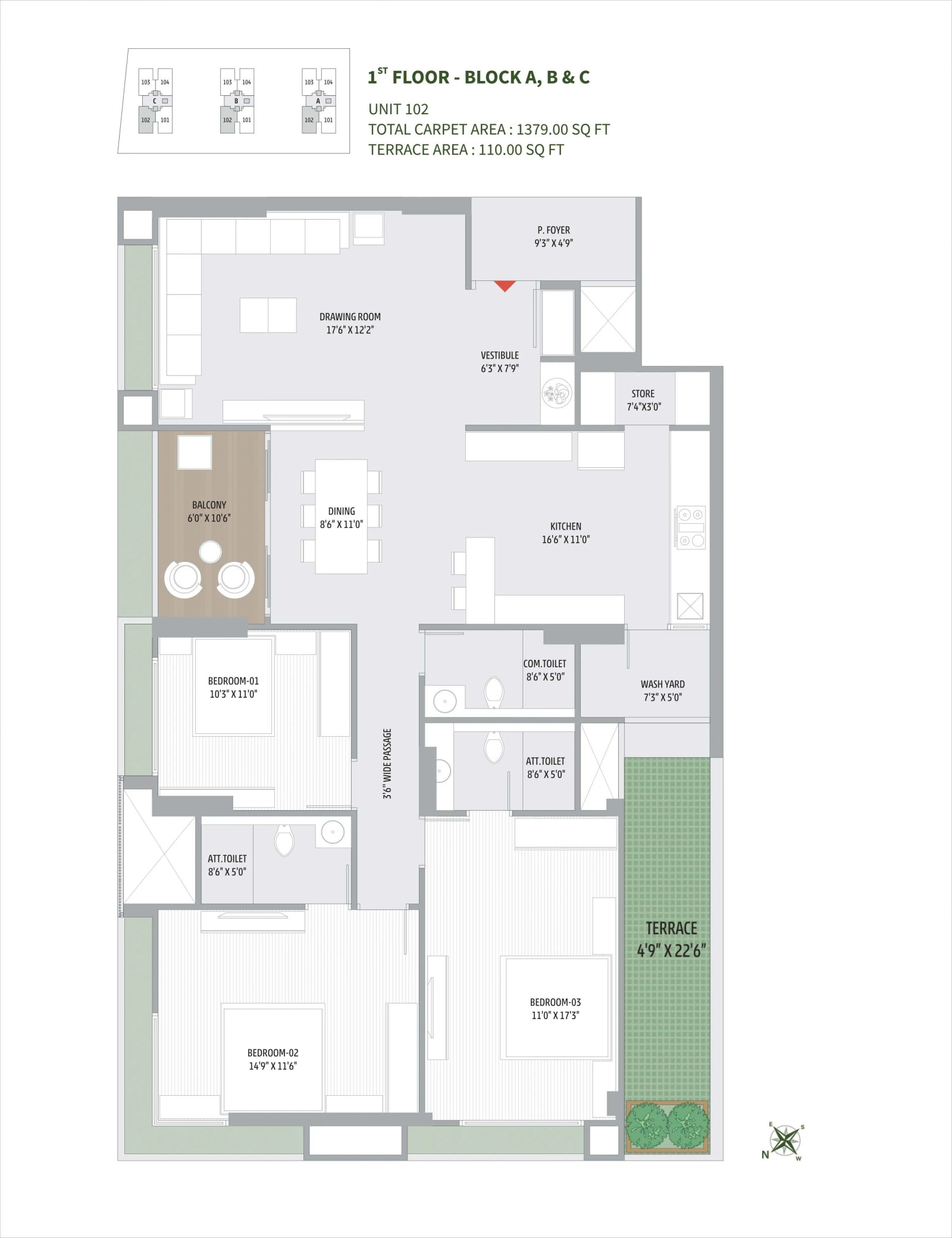 Shivalik Greenfield Floor Plan