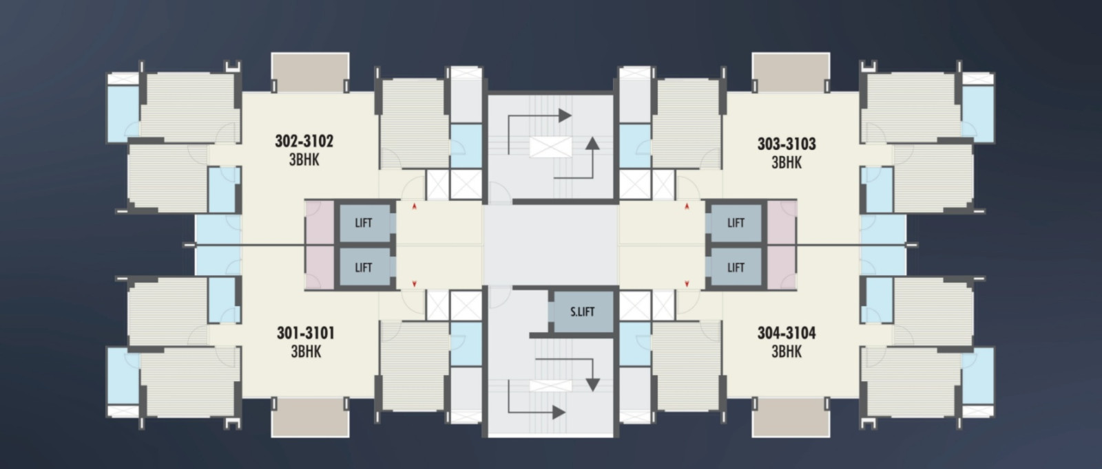 Floor Plan 3BHak