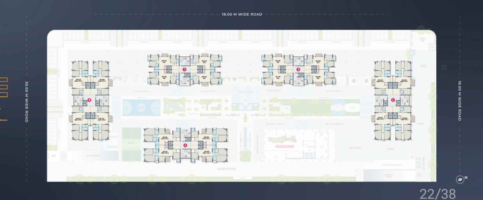 Society Residential Towers Plans