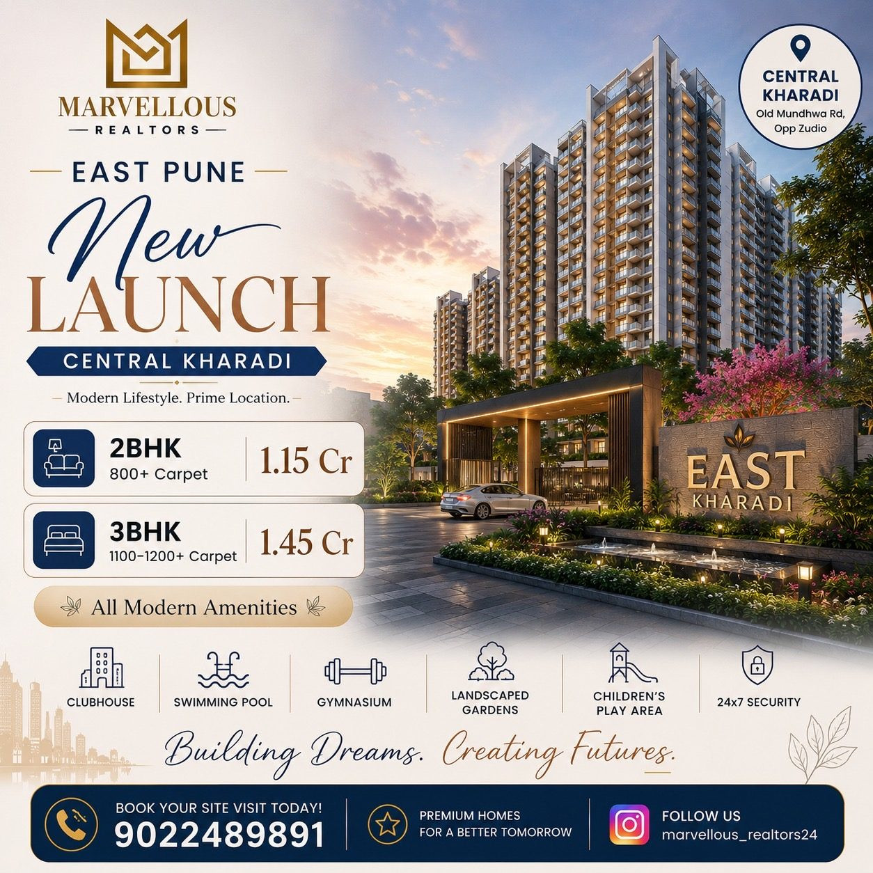 2 BHK Builder Floor for sale in Kharadi, Pune