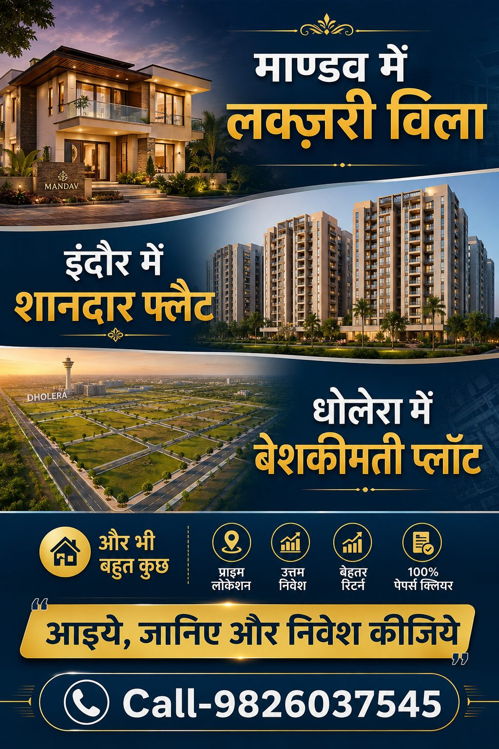 2 BHK Apartment for sale in Bicholi Mardana, Indore