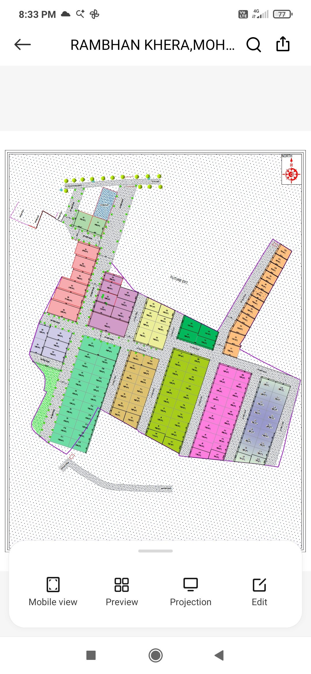 Mixed-use plot for sale in Lucknow