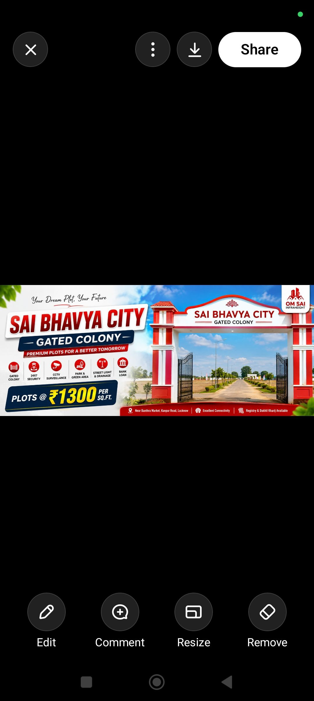 Mixed-use plot for sale in Lucknow