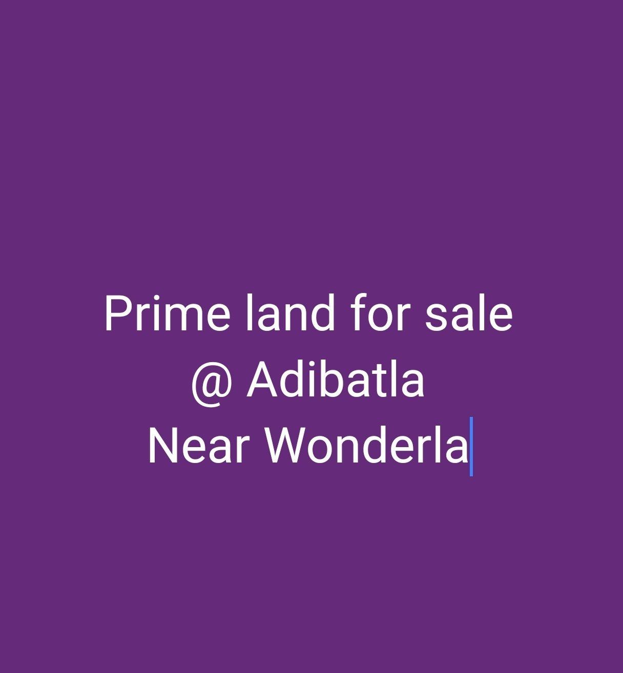 Other for sale in Adibatla