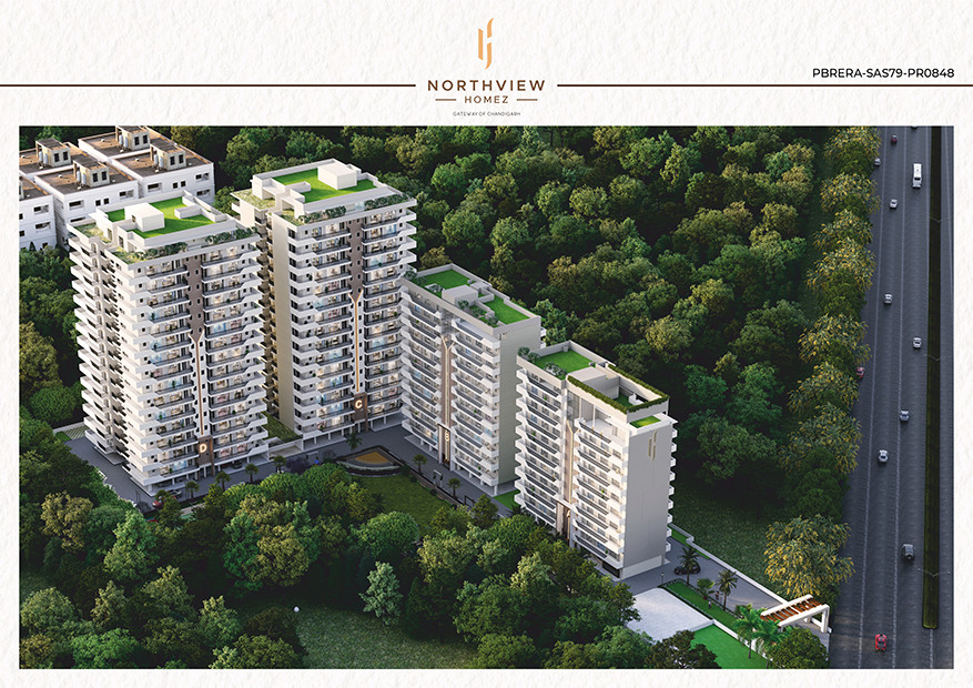 Northview Homez well-designed Luxury 3 BHK flats in Zirakpur Mohali.