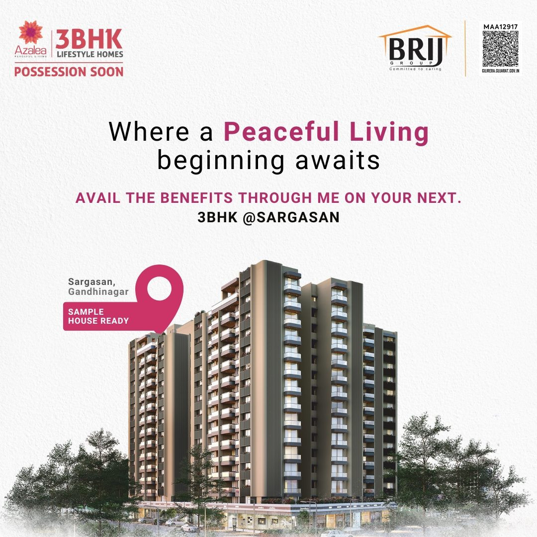 3 BHK Apartment for sale in Gandhinagar