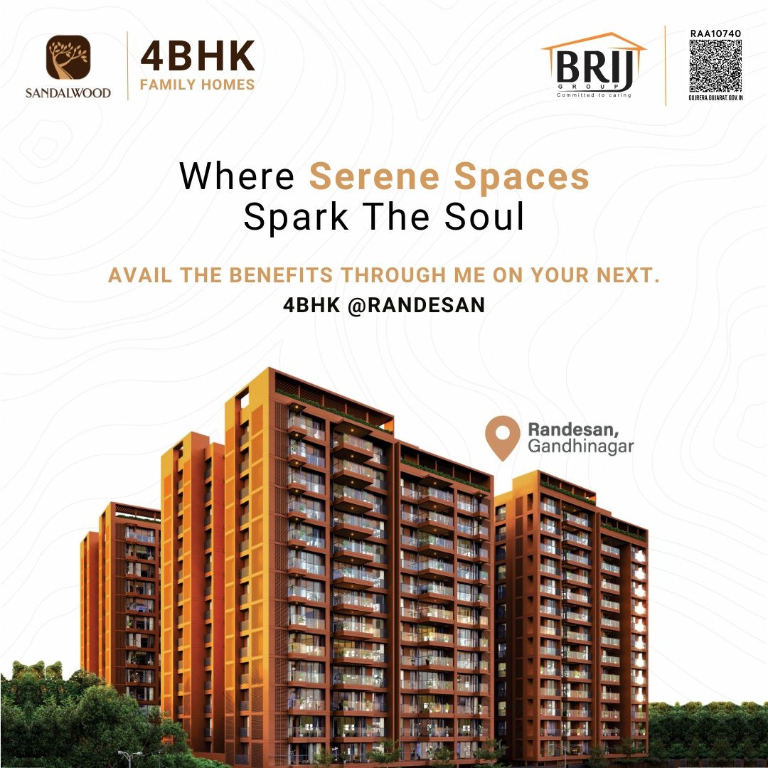 4 BHK Apartment for sale in Gandhinagar