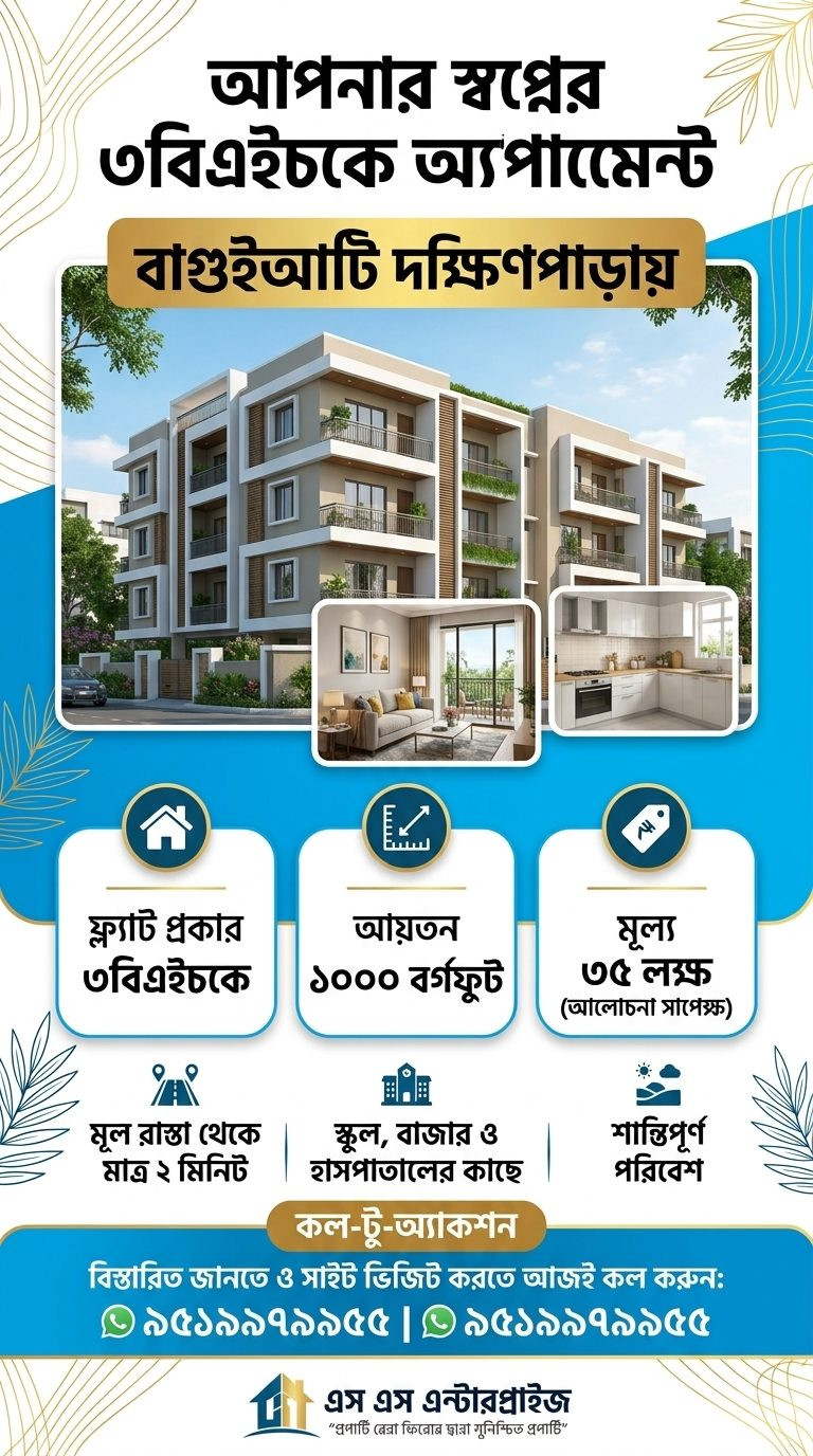 3 BHK Apartment for sale in Baguiati, Kolkata