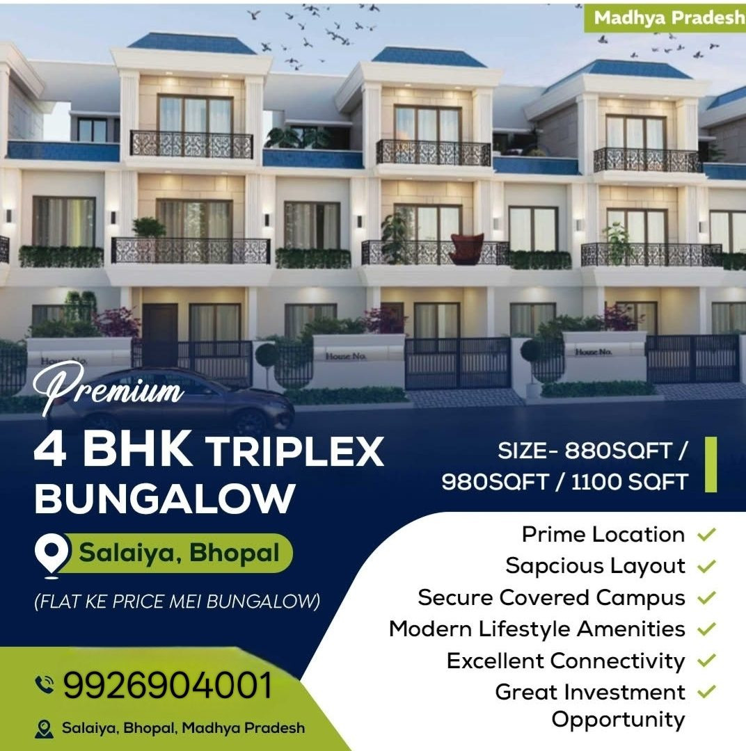 4 BHK Villa for sale in Salaiya, Bhopal