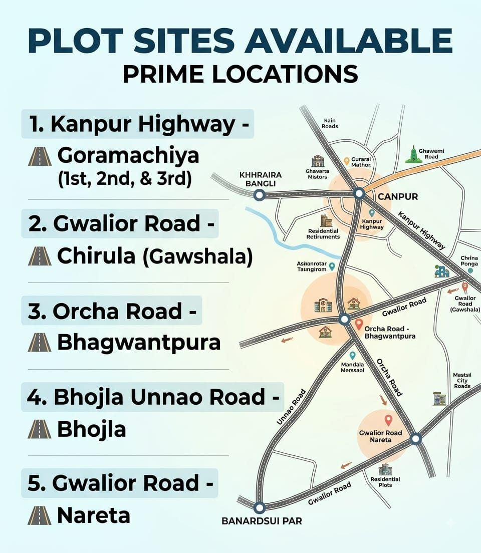 Commercial plot in Jhansi — hero photo