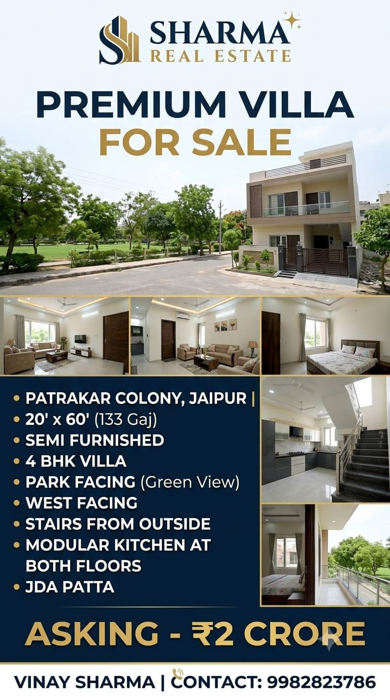 4 BHK Villa for sale in Dholai, Jaipur