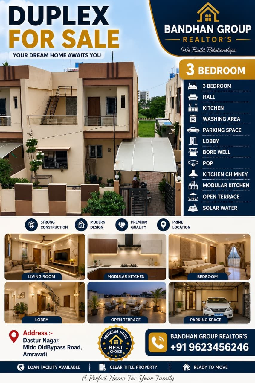 Duplex in Dastur Nagar, Amravati — hero photo