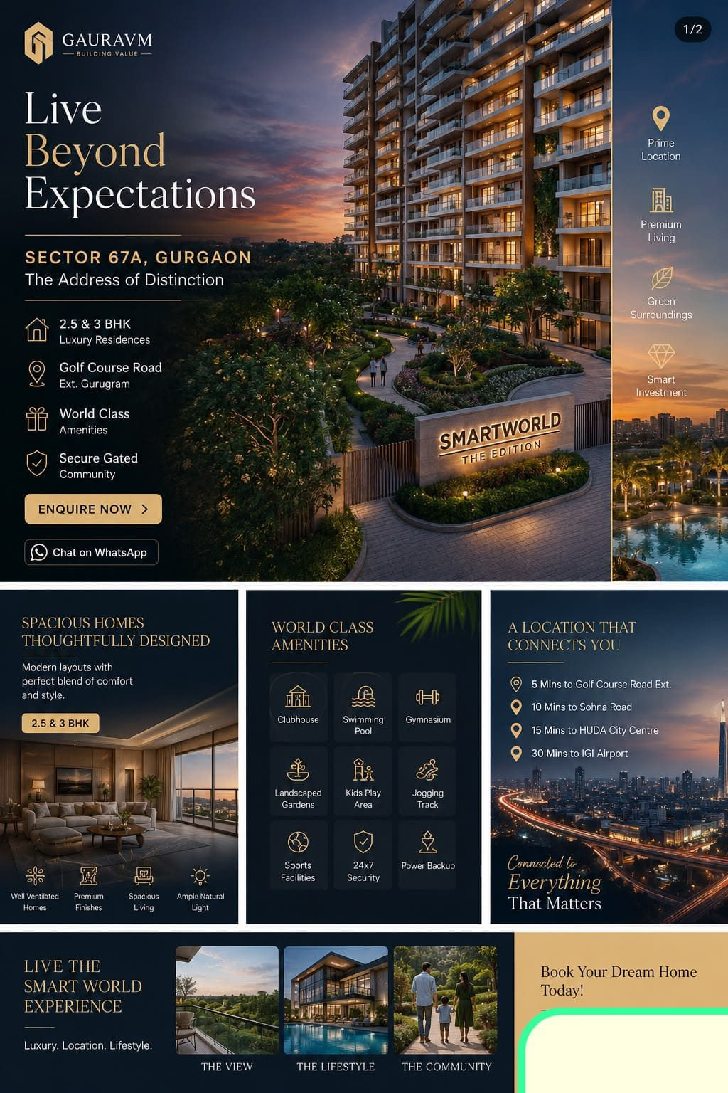 3 BHK Apartment for sale in Sector 67, gurugram