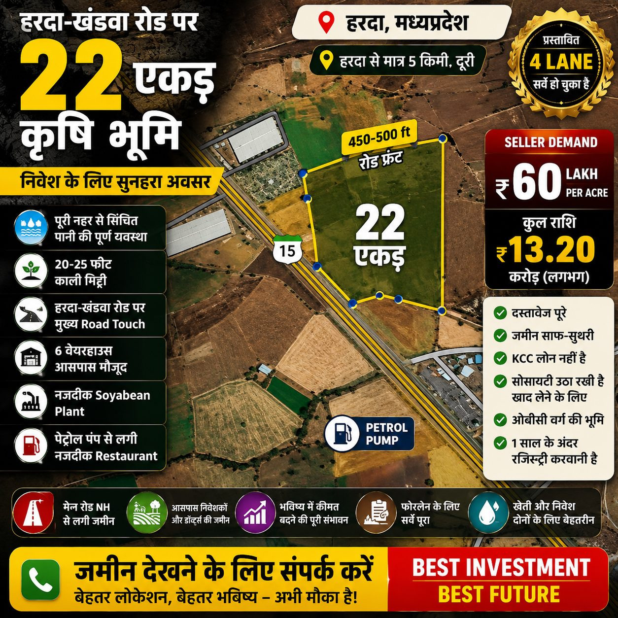Farm land in Bhopal — hero photo