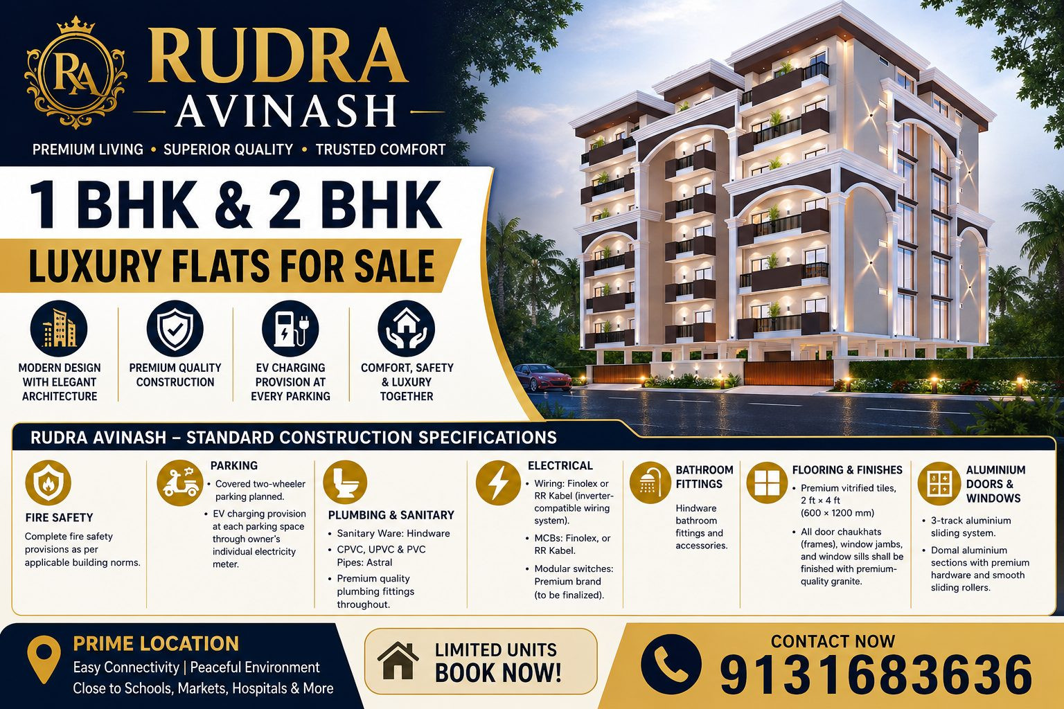 Apartment in Tulsi Parisar Phase 1, Indore Division — hero photo