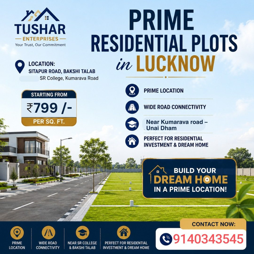 Residential plot for sale in Lucknow, Lucknow Division