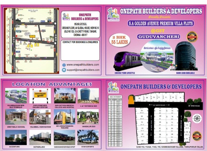 Plot for sale gated community ready to move in Guduvanchery