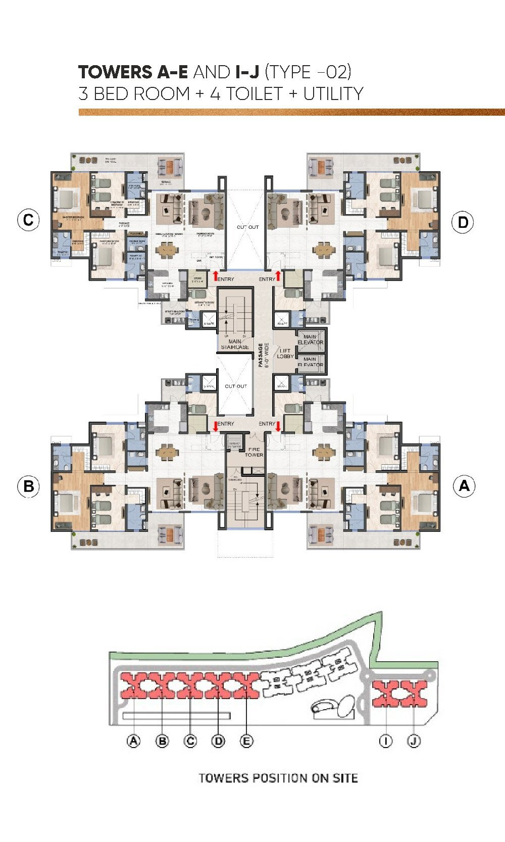 3 BHK Apartment in Sector 67, Mohali — photo 4