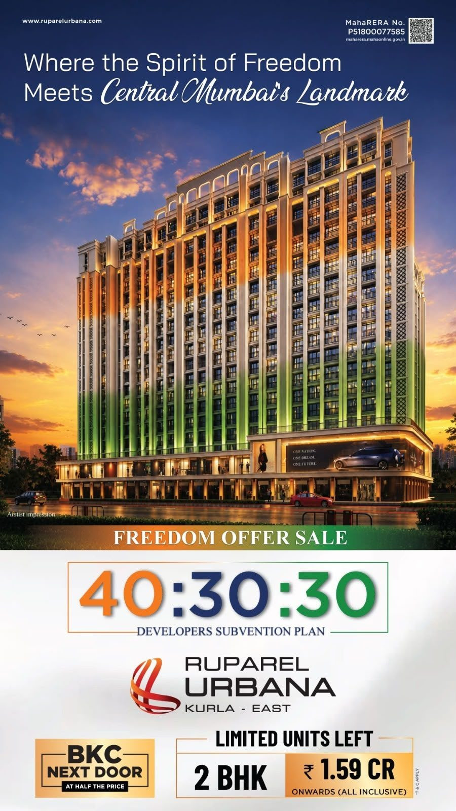 2 BHK Apartment for sale in Kurla, Mumbai