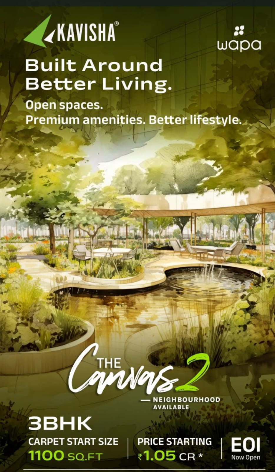 The Canvas 2 — 3 BHK in Ahmedabad