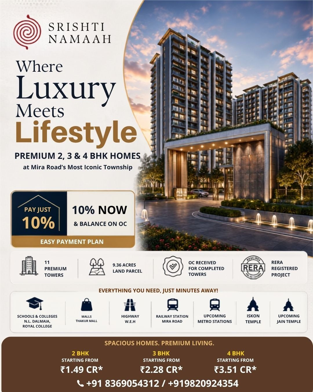 2 BHK Apartment for sale in Mira Road East, Mumbai