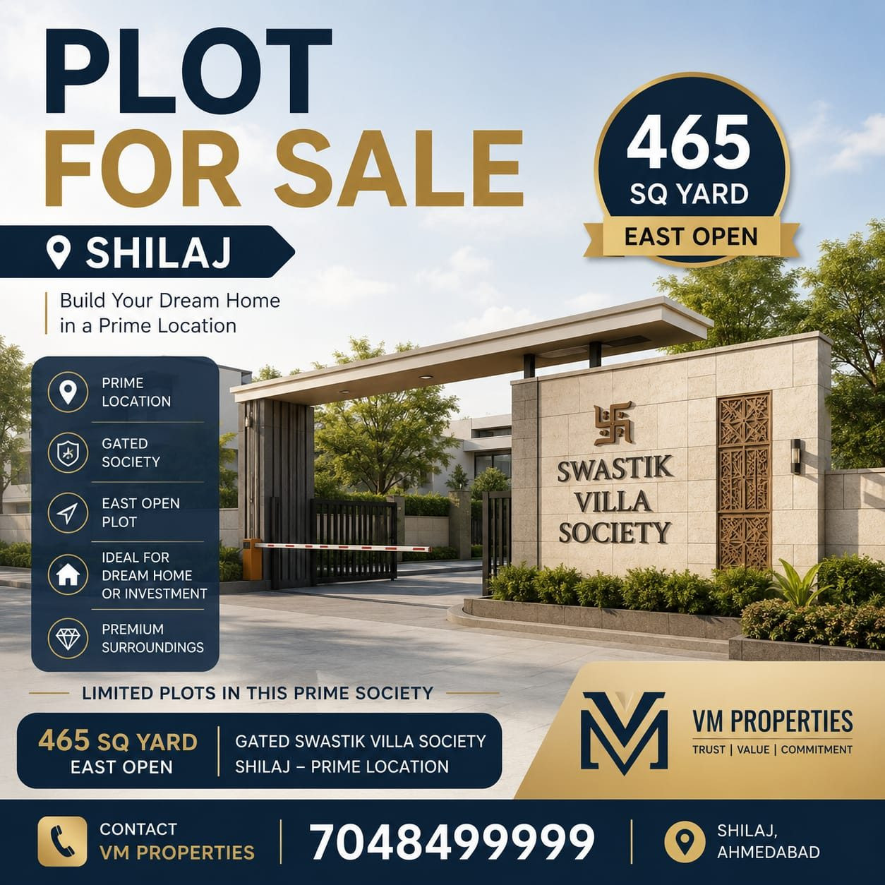 Residential plot for sale in Shilaj, Ahmedabad
