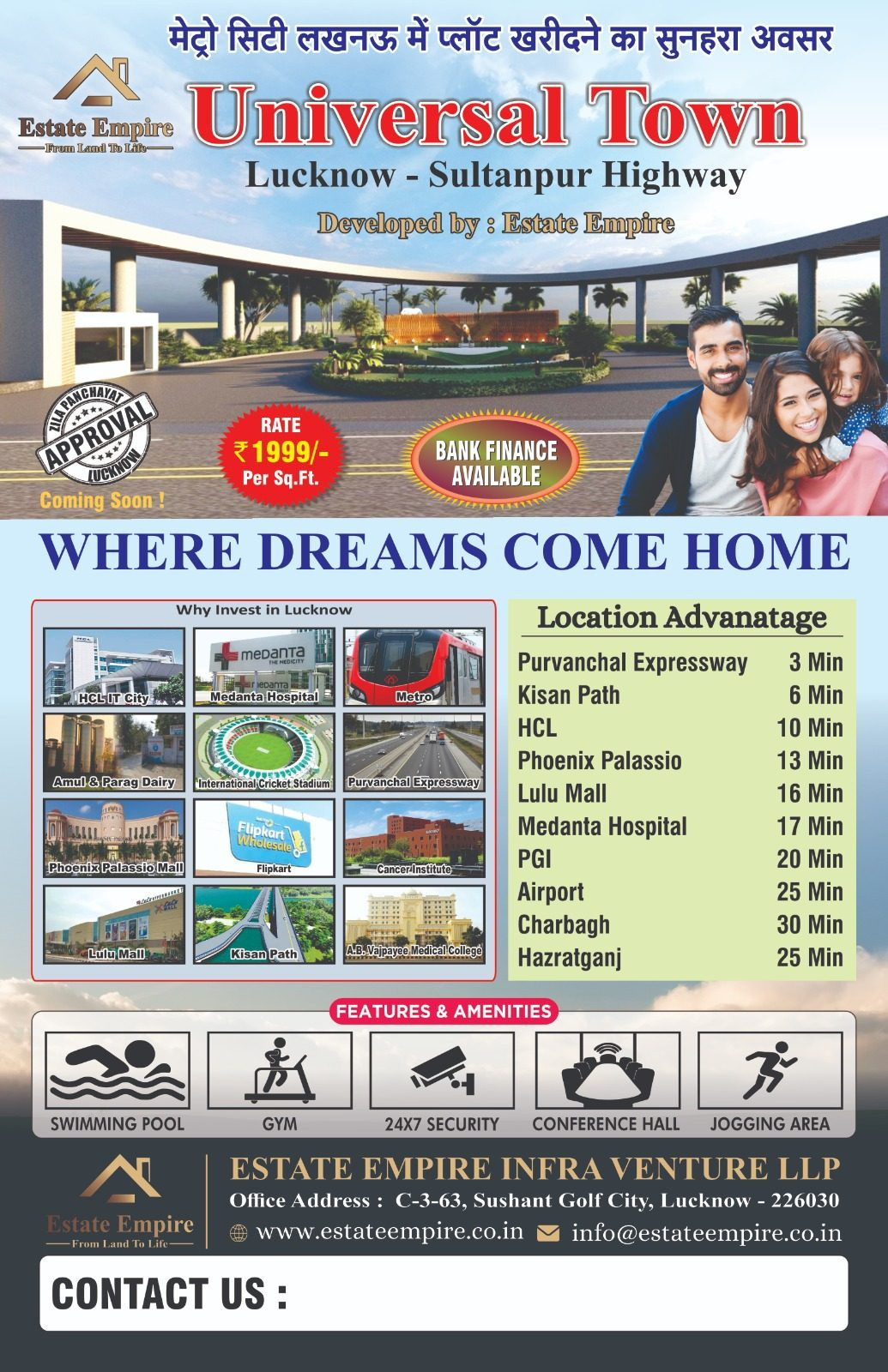 Mixed-use plot for sale in Sultanpur Road, Lucknow