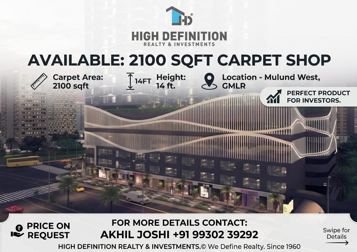 Showroom for sale in Mulund West, Mumbai