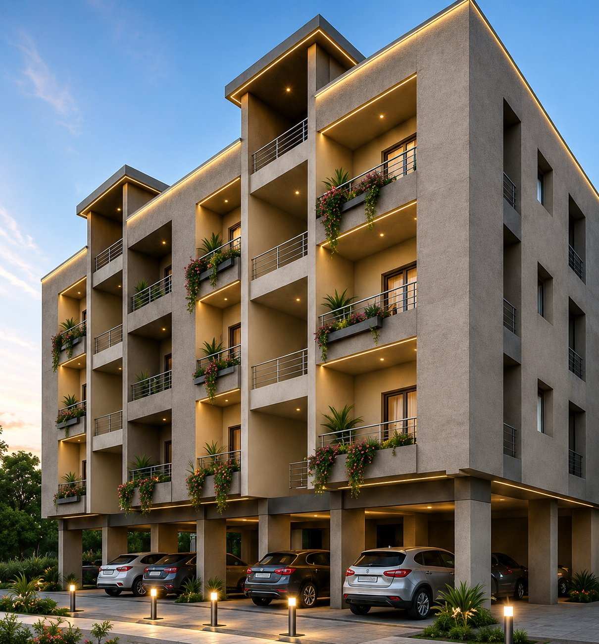 3 BHK Builder Floor in Zirakpur, Mohali — hero photo