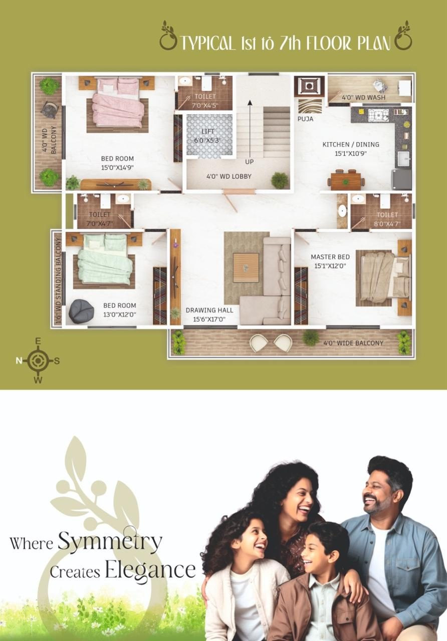 3 BHK Apartment for sale in MIHAN, Nagpur, Nagpur