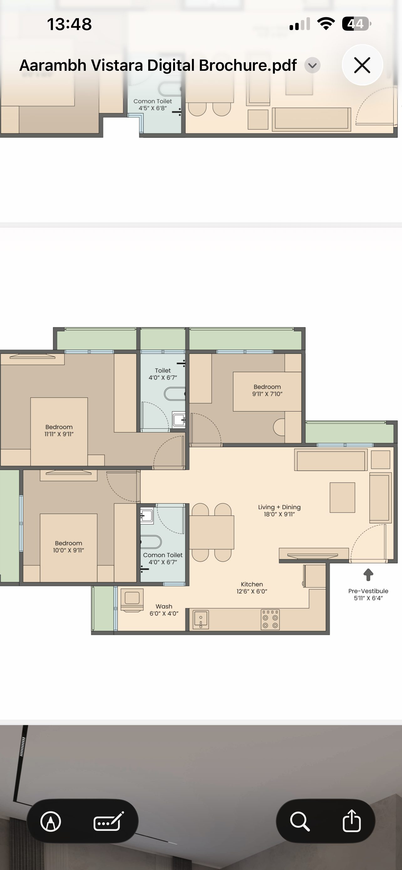 3 BHK Apartment for sale in Chandlodiya, Ahmedabad