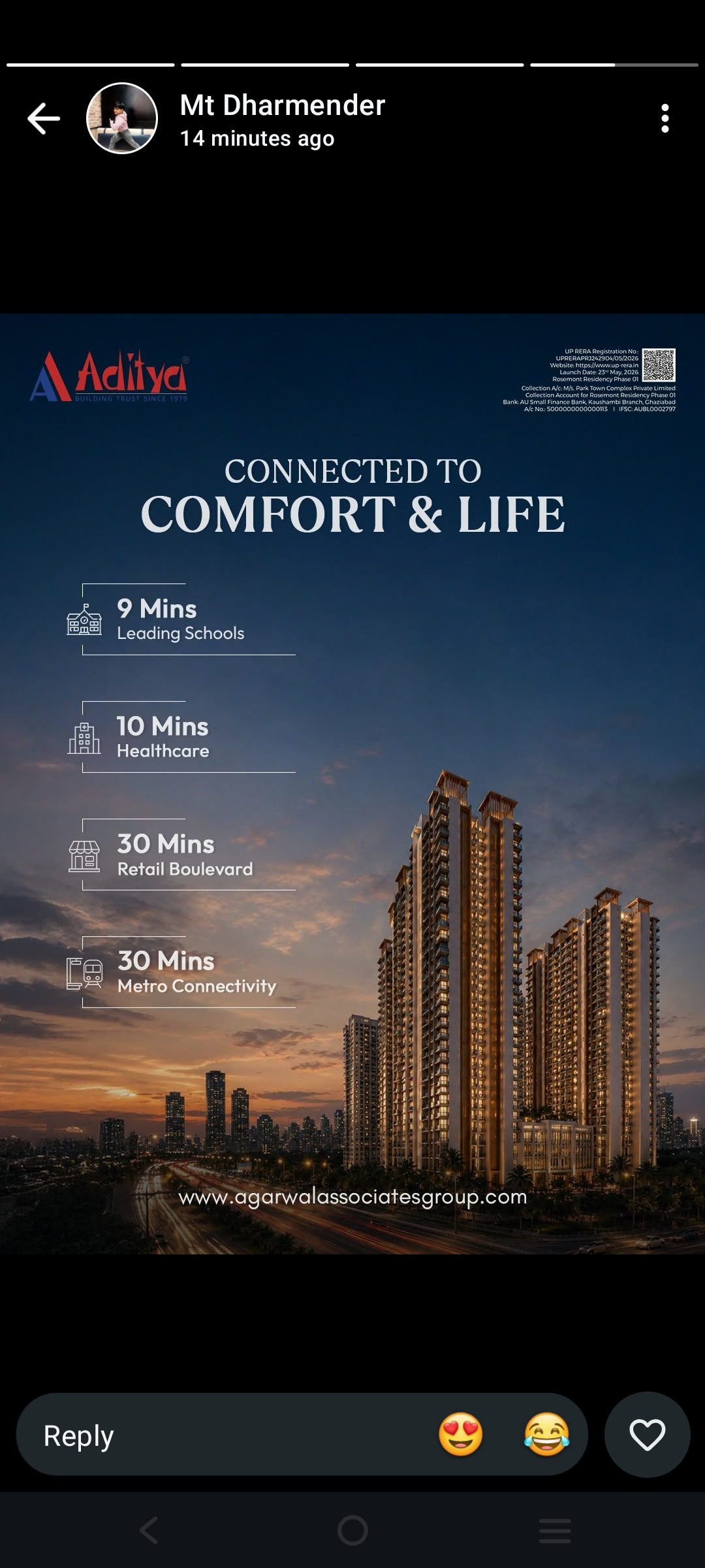 3 BHK Apartment for sale in Ghaziabad