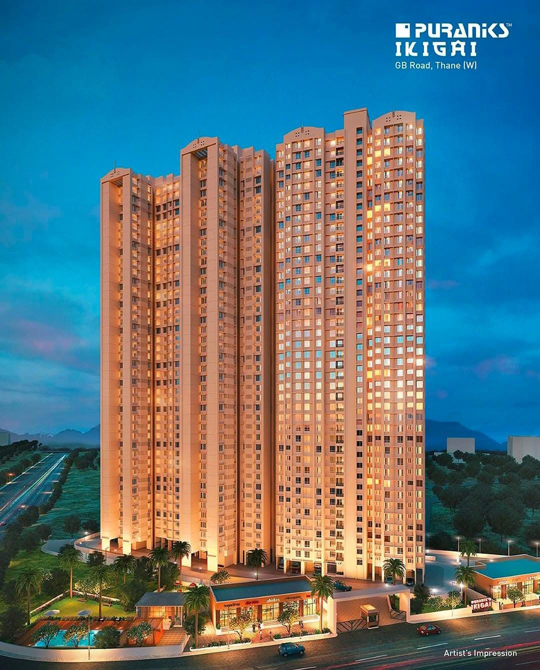 2 BHK Apartment for sale in Thane West, Thane