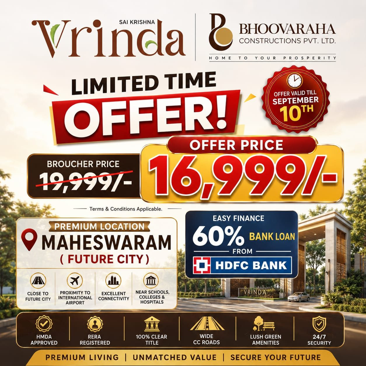 Residential plot in Maheshwaram — hero photo