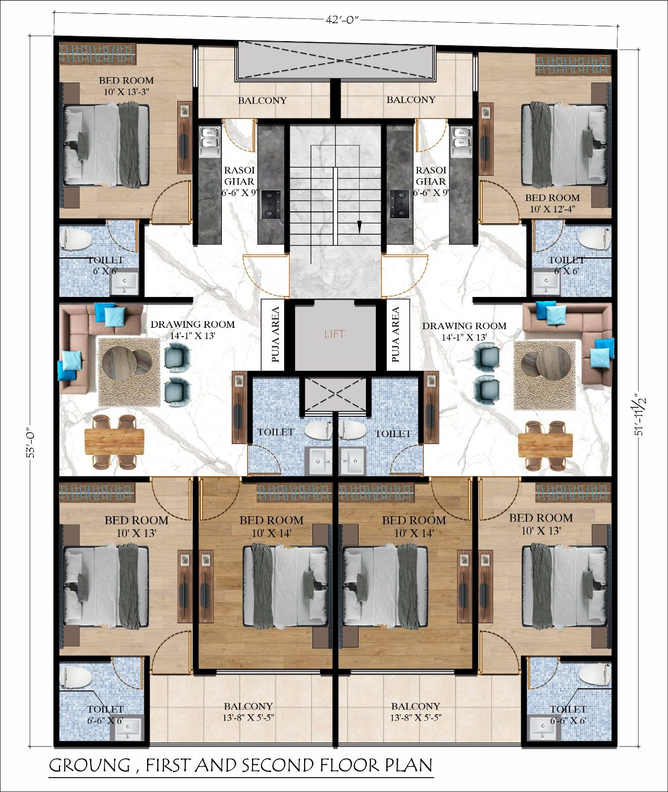 2 BHK Apartment for sale in Chipiyana Buzurg, Ghaziabad