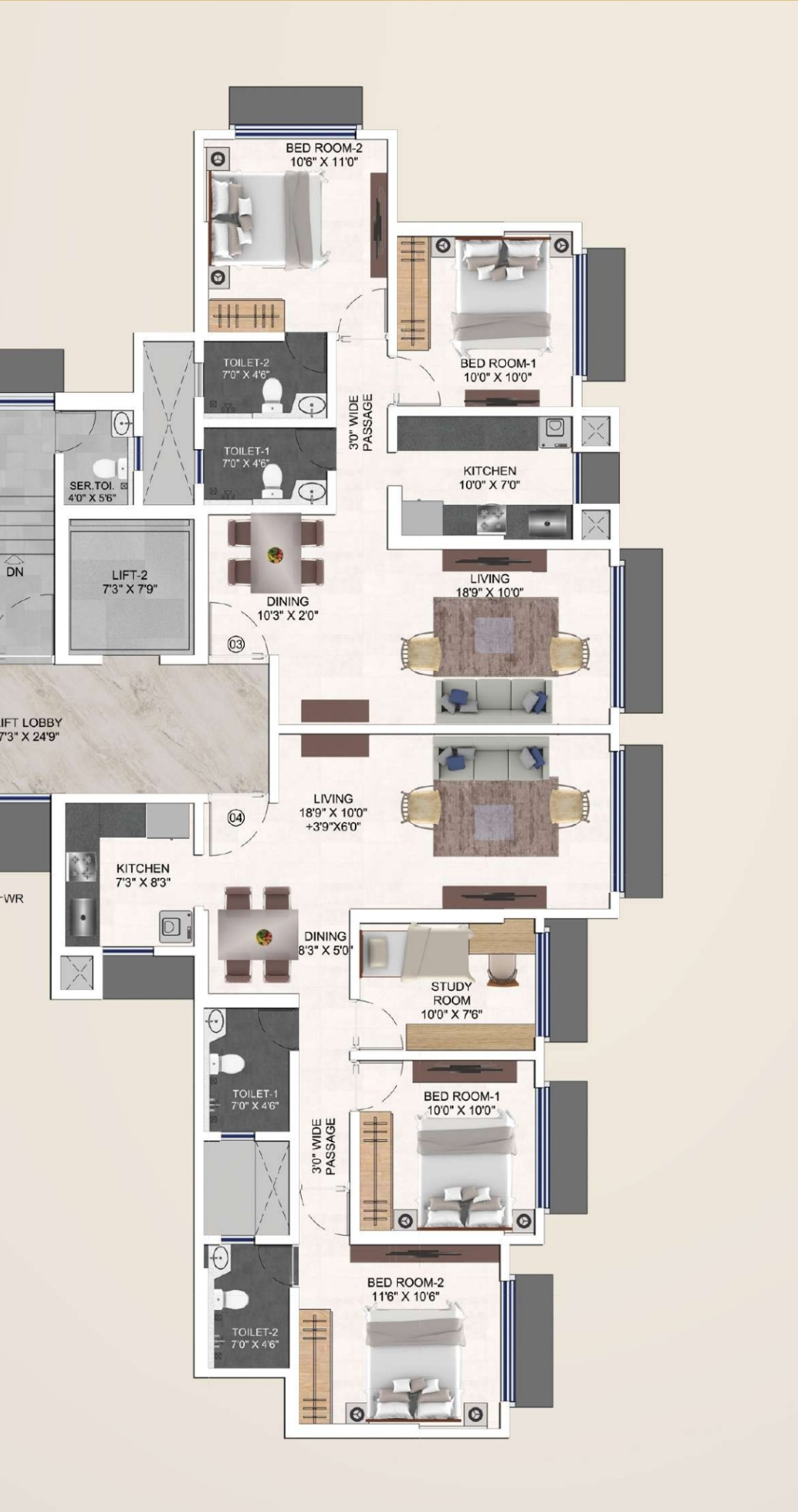 3 BHK Apartment in Andheri West, Mumbai — photo 5