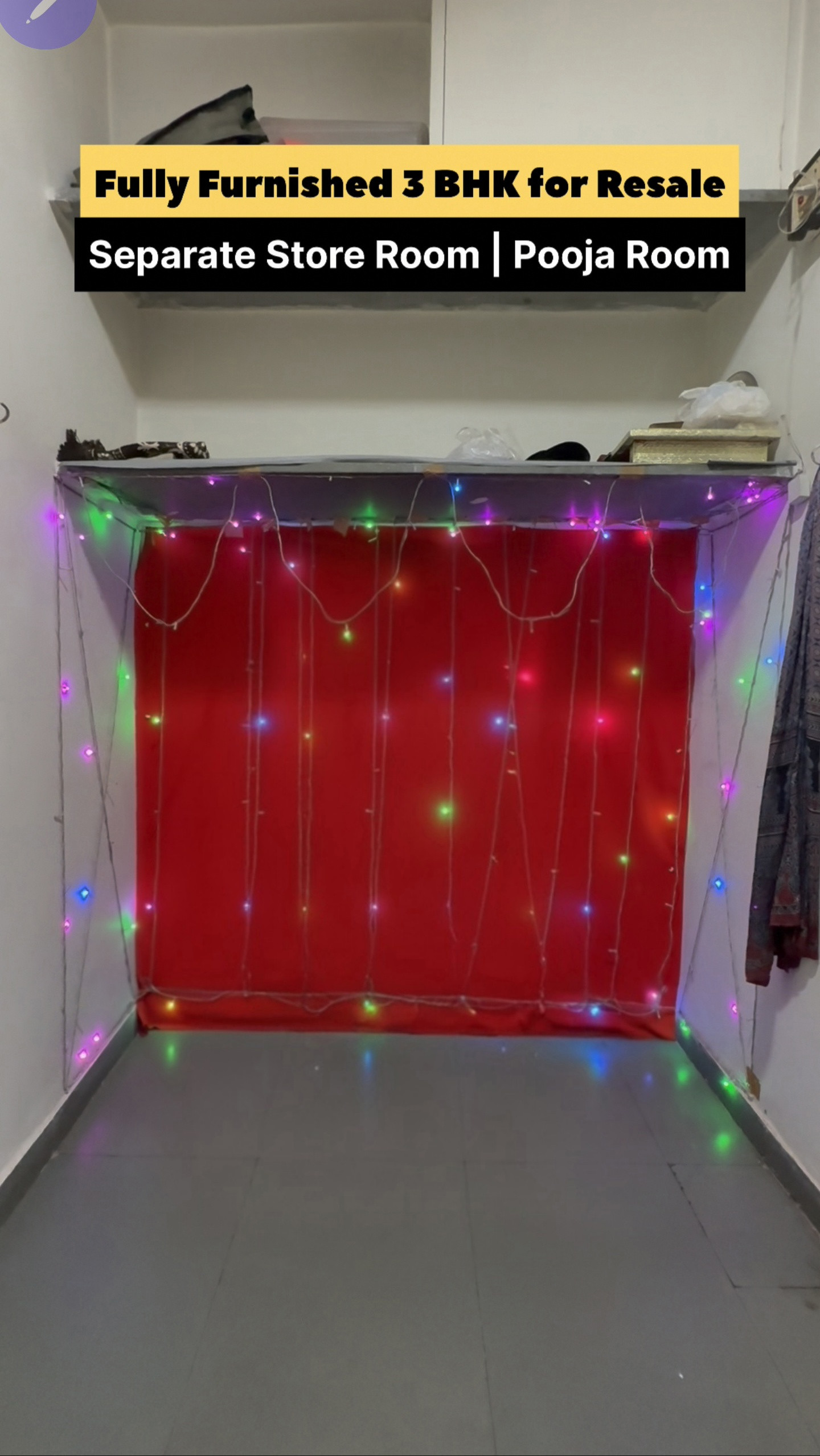 SEPARATE POOJA ROOM