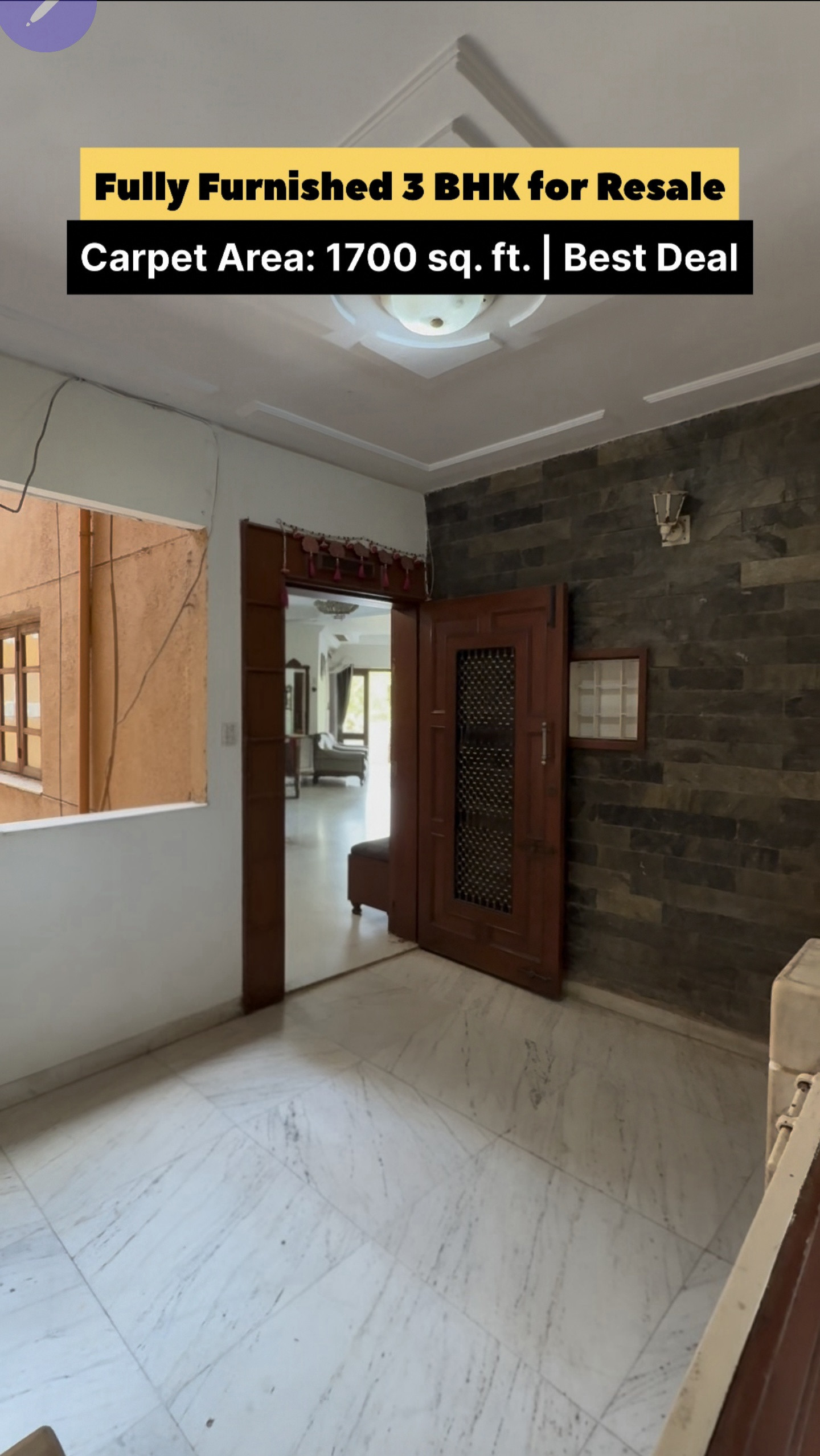 3 BHK APARTMENT FOR SALE WITH 3 BALCONY NEAR JAIN DERASAR