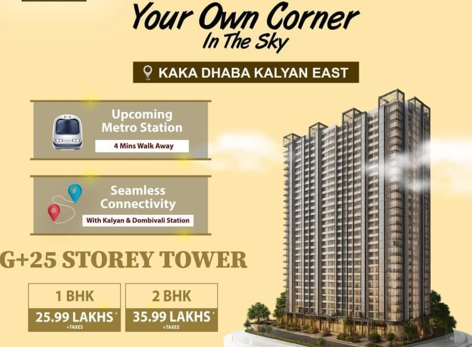 2 BHK Apartment for sale in Kalyan East, Thane