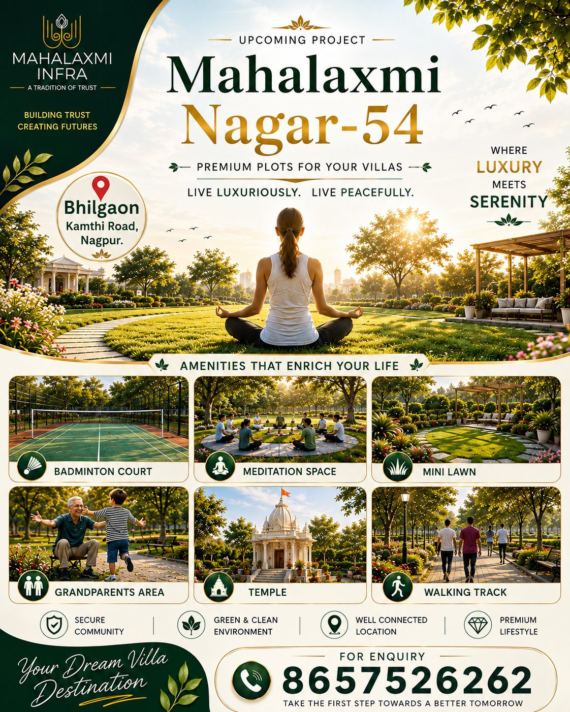 Residential plot for sale in Bhilgaon, Nagpur