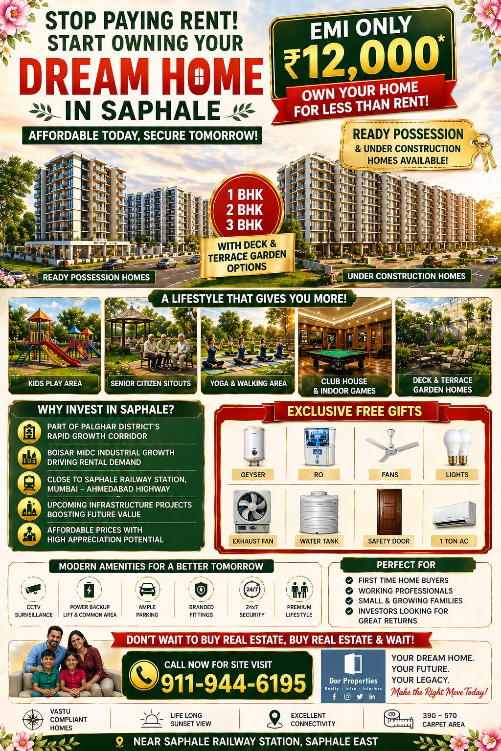 Apartment in Saphale — hero photo
