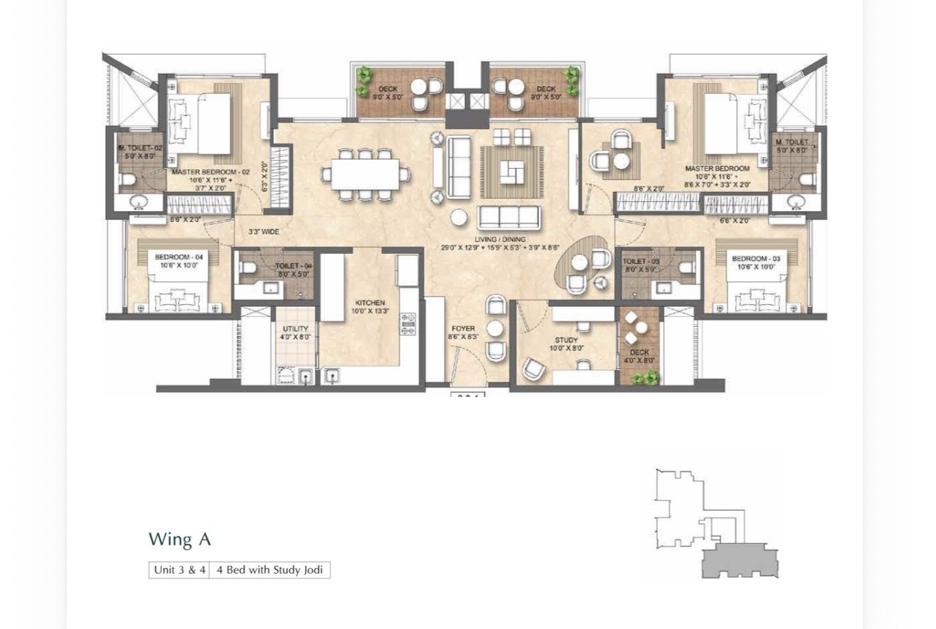3 BHK Apartment for sale in Worli, Mumbai
