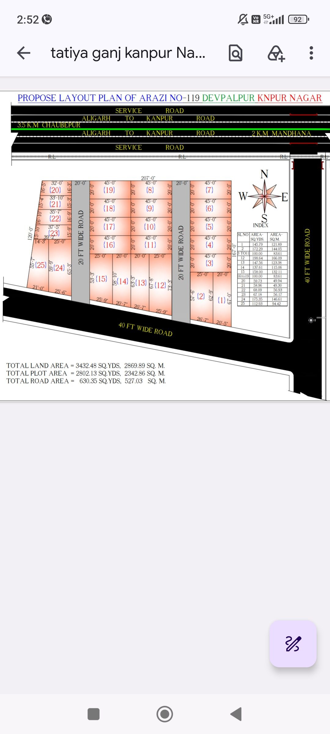 Mixed-use plot for sale in Tatiyaganj