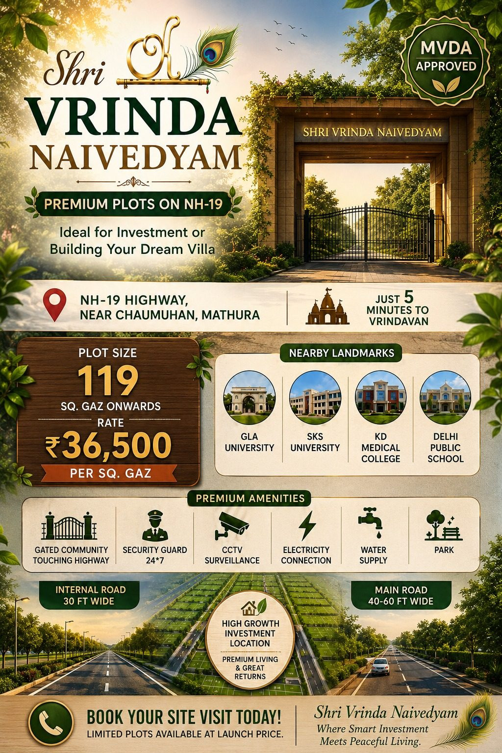 Residential plot in Vrindavan — hero photo