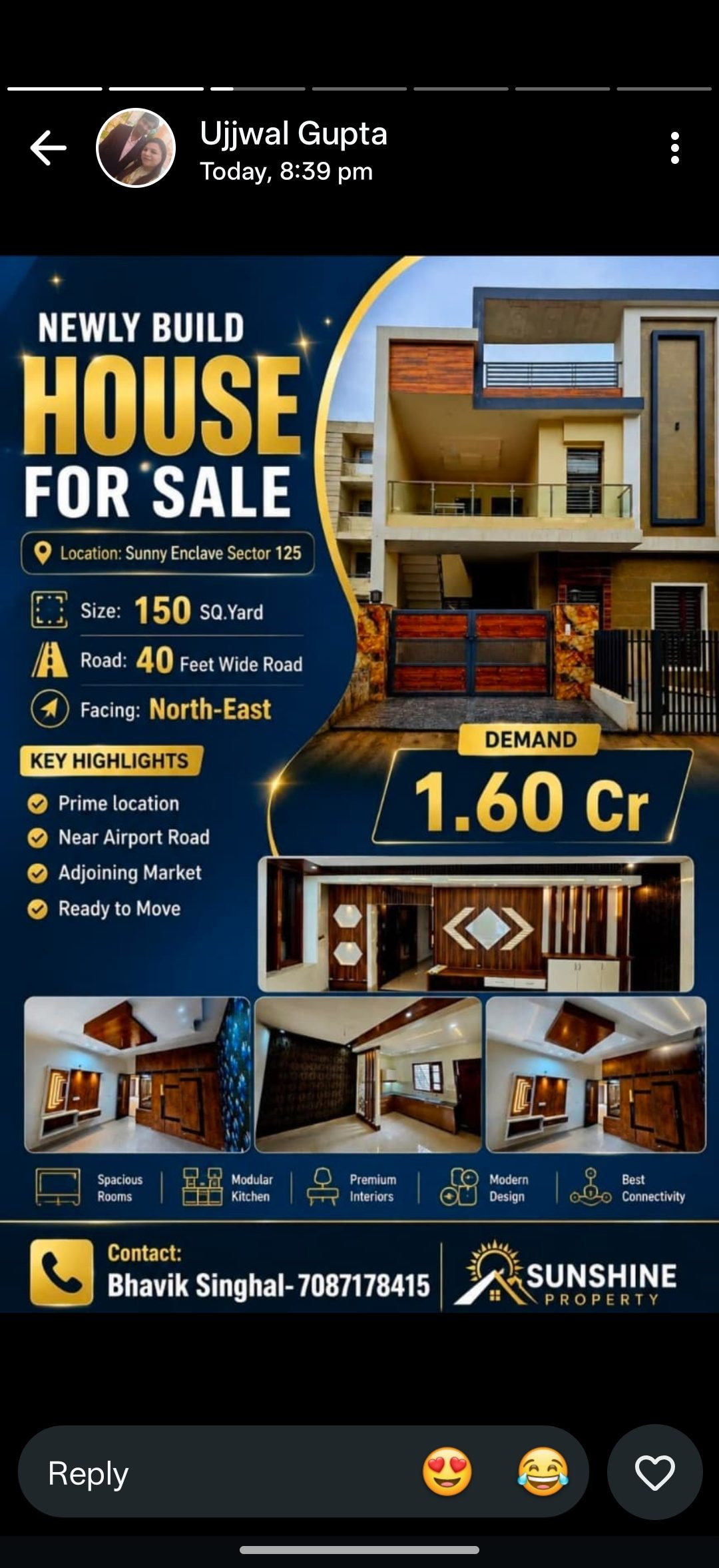 Independent House in Sunny Enclave, Kharar — hero photo