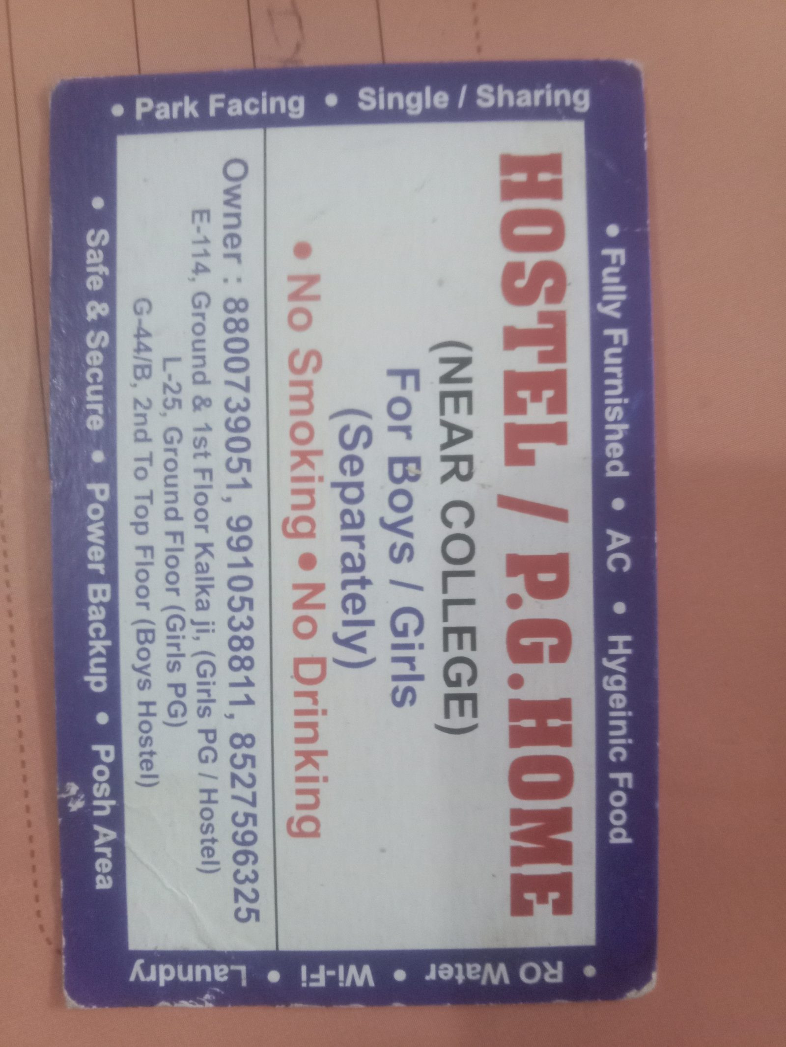 PG for rent in Kalkaji, Delhi