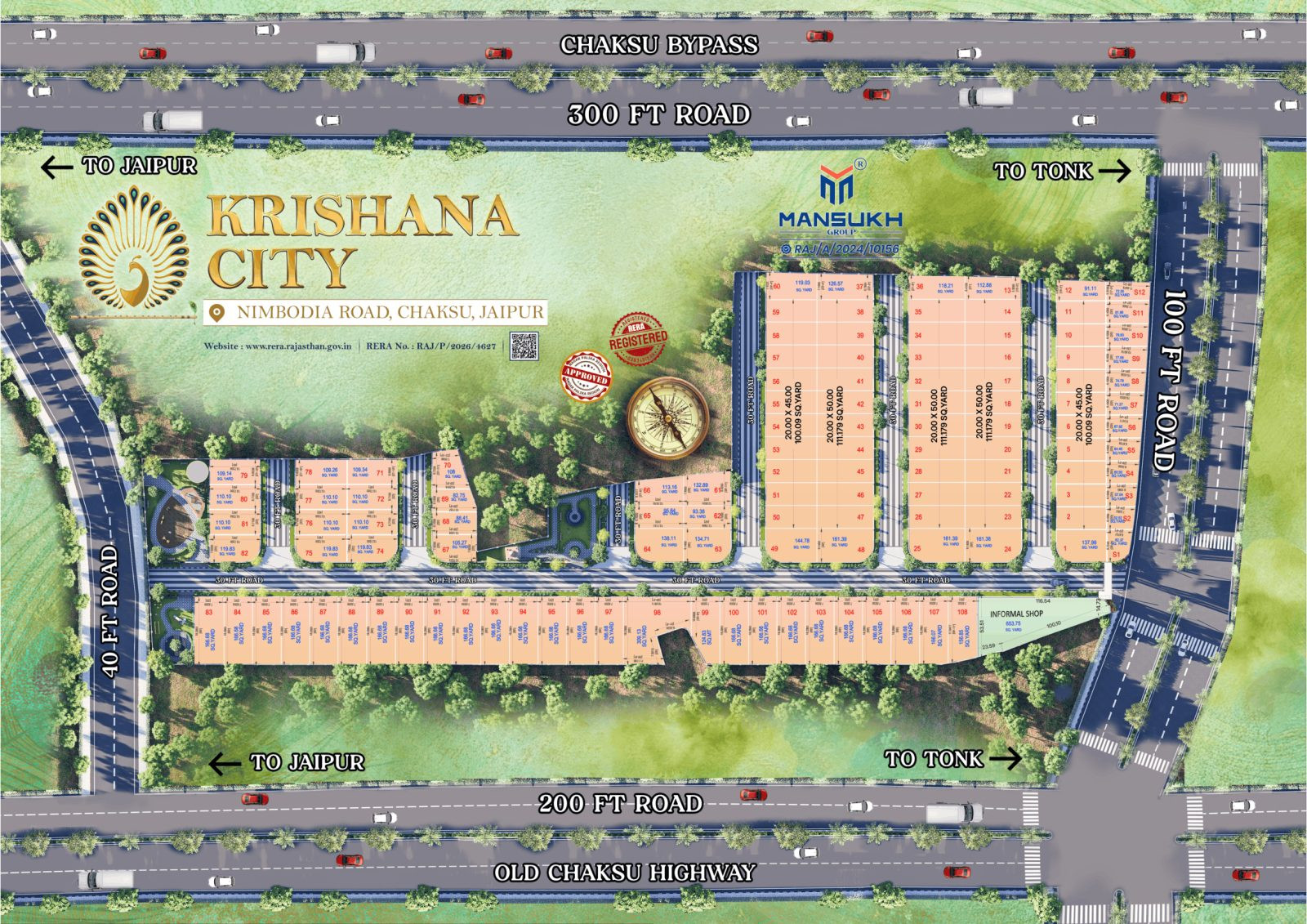 Residential plot for sale in Chaksu