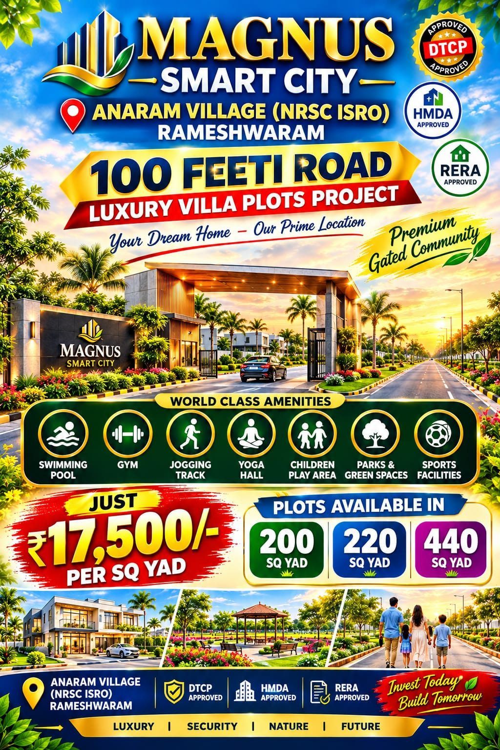 Residential plot for sale in Shadnagar